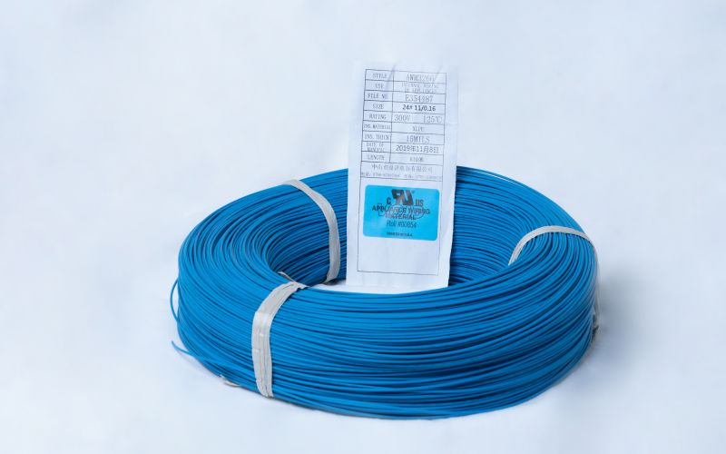 What are the main components of silicone braided wire?