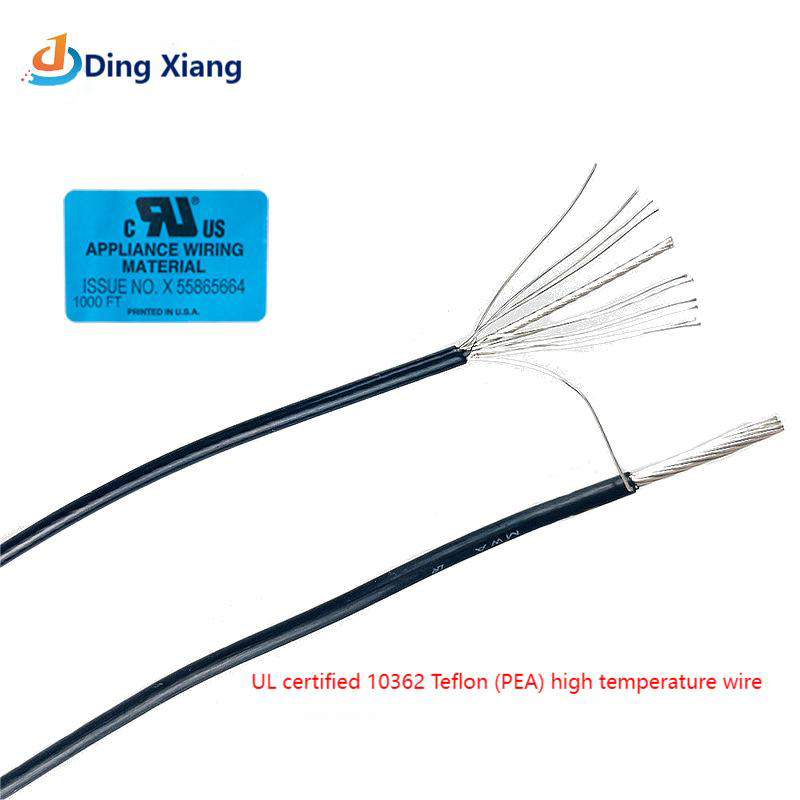 How are teflon insulated wires manufactured in factories?